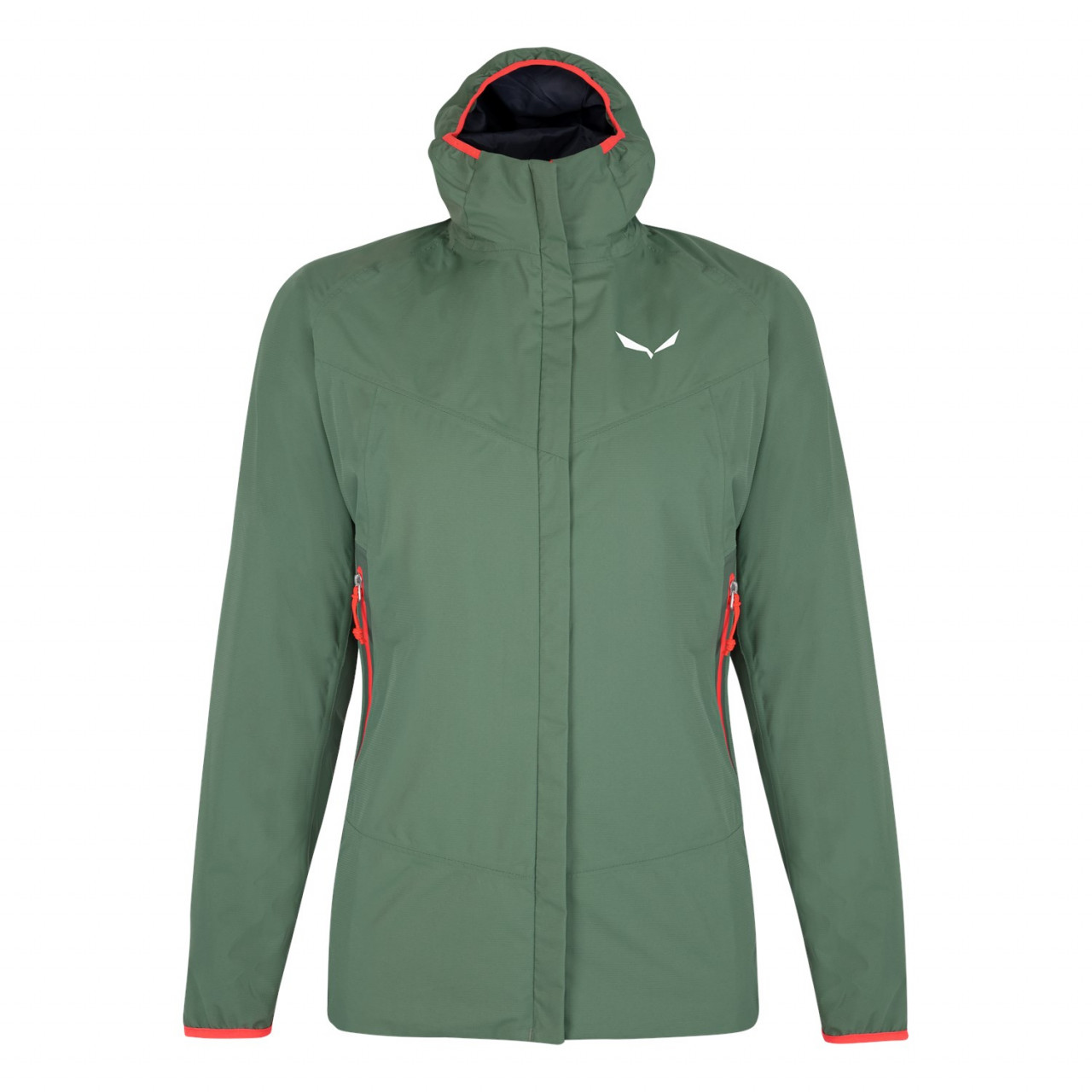 Chaqueta Hardshell Mujer Chile - Salewa Pelmo Powertex - Verde - FYDC-23590